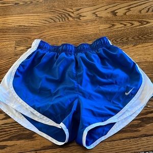 Blue Nike shorts